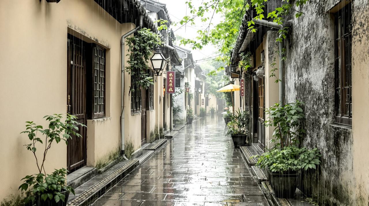 雨巷 · 江南水乡的诗意 雨巷 · 江南水乡的诗意